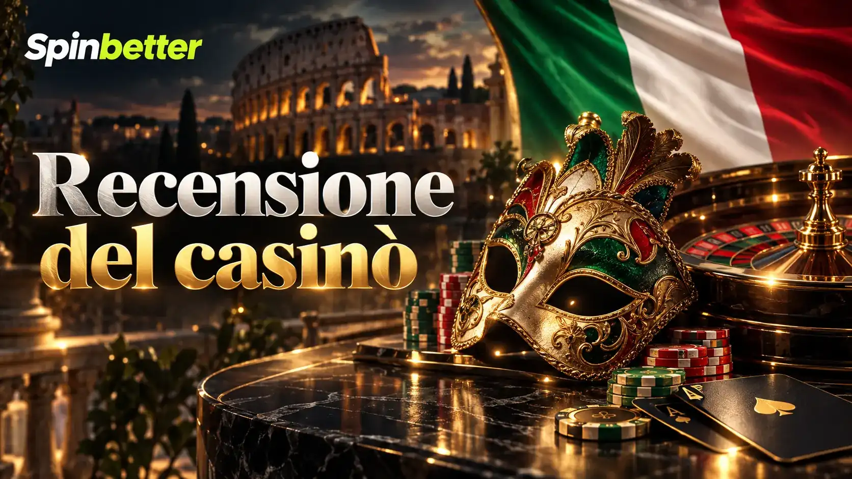 Schermata della recensione del casinò SpinBetter nell’interfaccia in italiano